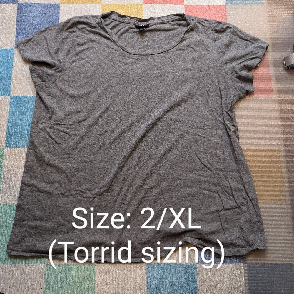 Gray T-Shirt, Torrid, 2/XL